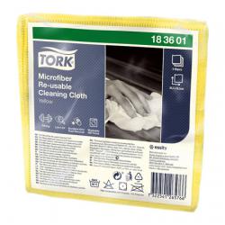 Салфетки Tork Microfiber Re-Usable Cleaning Cloth, желтый