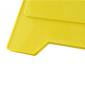 Раскладная напольная табличка Мокрый пол желтого цвета