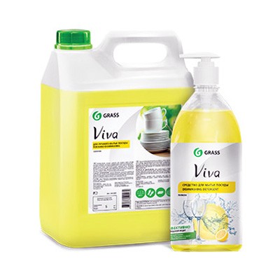 Grass Viva средство для мытья посуды, канистра 5 кг