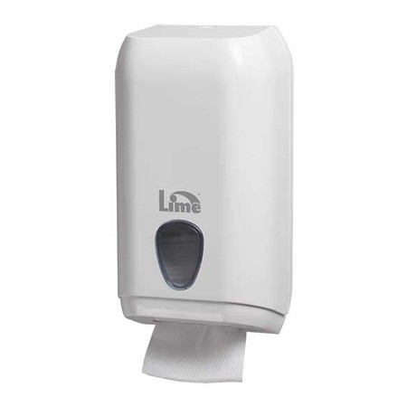 Диспенсер для туалетной бумаги в пачках Lime V, белый, A62001S
