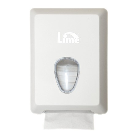 Диспенсер для туалетной бумаги в пачках Lime V, белый, A62201S