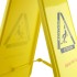 Знак Внимание мокрый пол FP-117P, желтый пластик