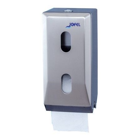 Диспенсер для туалетной бумаги на 2 рулона, Jofel AF12000, сталь