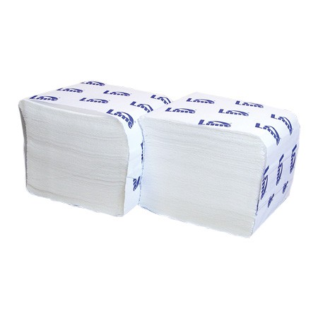 Туалетная бумага в пачках Lime V, 200 л, 2 слоя