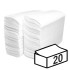 Листовые бумажные полотенца Lime, Z, 130 л, 2 слоя, белые, TAD