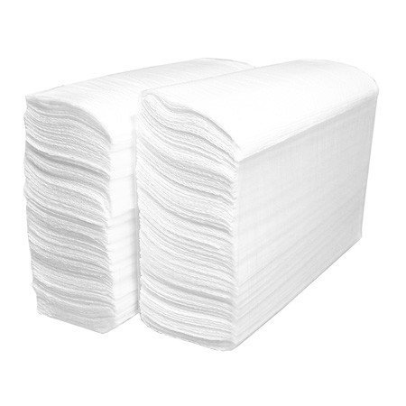 Листовые бумажные полотенца Lime, Z, 180 л, 2 слоя, белые