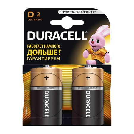 Батарейки Duracell D LR20 MN1300 2 шт