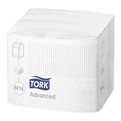 15830 Tork N14 белые диспенсерные салфетки, 120 шт в пачке