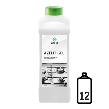 Grass Azelit (ГраСС Азелит), 1 л концентрированный гель для удалениянагара, копоти и жира на кухне